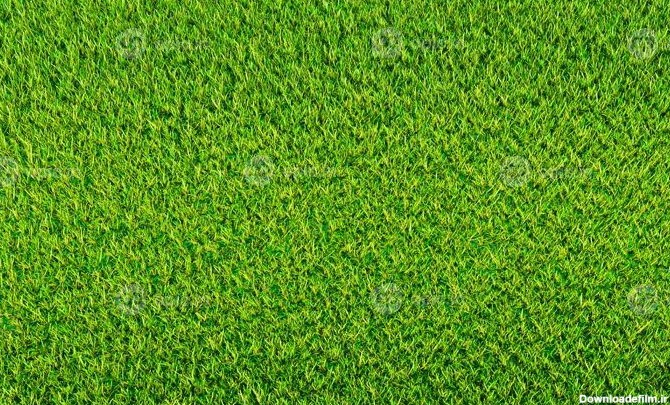 دانلود عکس بالا نمای چمن سبز تازه برای زمین فوتبال و فوتبال یا | اوپیک