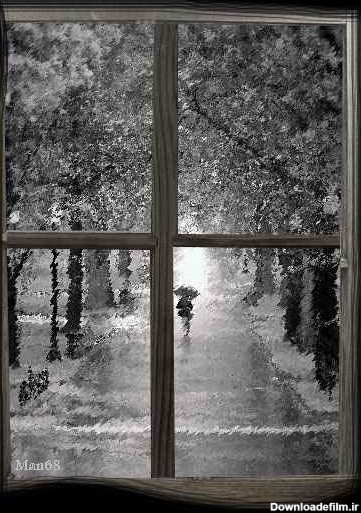 شیشه پنجره را باران شست...