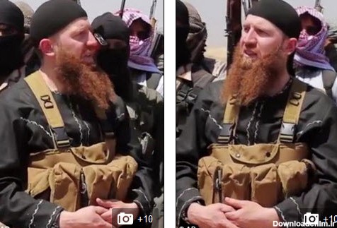 تصاویری از چهره شیطانی عمر چچنی فرمانده نظامی داعش