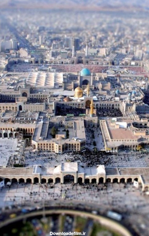 عکس هوایی بسیار زیبا از حرم امام رضا