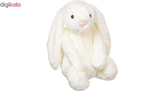 قیمت و خرید عروسک خرگوش مدل White Jelly Cat ارتفاع 25 سانتی متر
