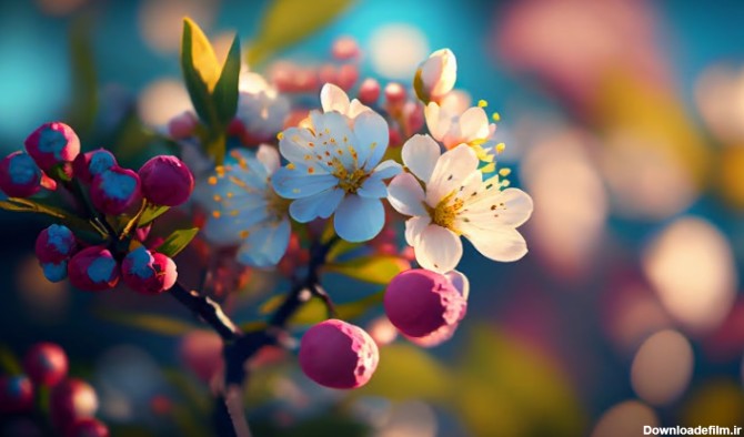 دانلود عکس گل های بهاری