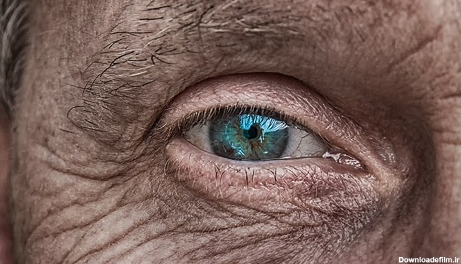 تصویر پس زمینه کلوزآپ پرتره چشم مرد مسن | فری پیک ایرانی ...