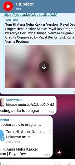 بهترین یوتیوب دانلودر تلگرام
