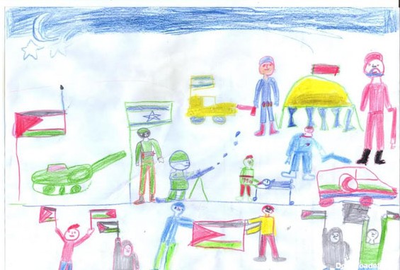نقاشی کودکان ایرانی از رنج مردم غزه (+تصاویر)