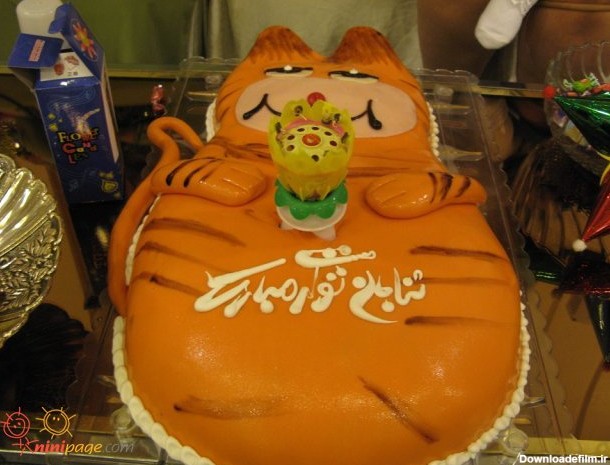 maman goli - کیک تولد یک سالگی ثنا بانو