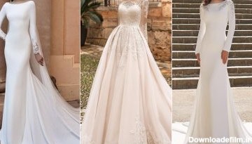 مدل لباس عروس برای افراد قد بلند
