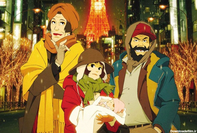 سه آواره و یک بچه سرراهی در انیمه پدرخوانده‌های توکیو - Tokyo Godfathers