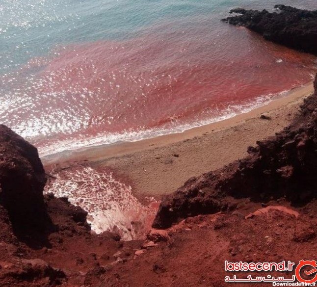 ساحل سرخ در دنیای رنگ های هرمزگان!‍ | لست سکند