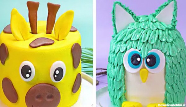 ایده دیزاین کیک حیوانات | زیباترین تزیین کیک تولد