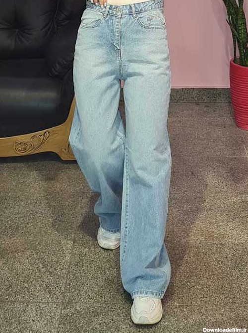 انواع مدل شلوار جین زنانه  بگ دخترانه 1402