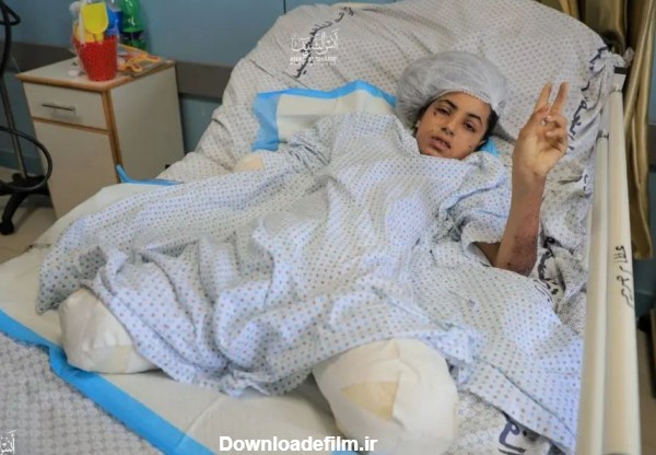 حرکت زیبای یک دختر فلسطینی در تخت بیمارستان+عکس | ثریانت