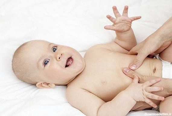 9 روش درمان نفخ شکم نوزاد