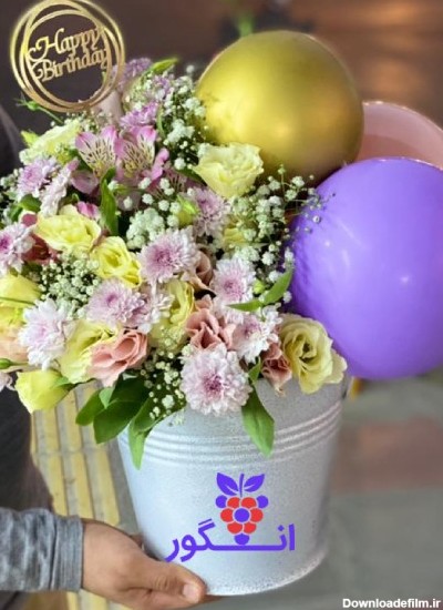 عکس باکس گل تولد توسکا، ارسالی به مشتری
