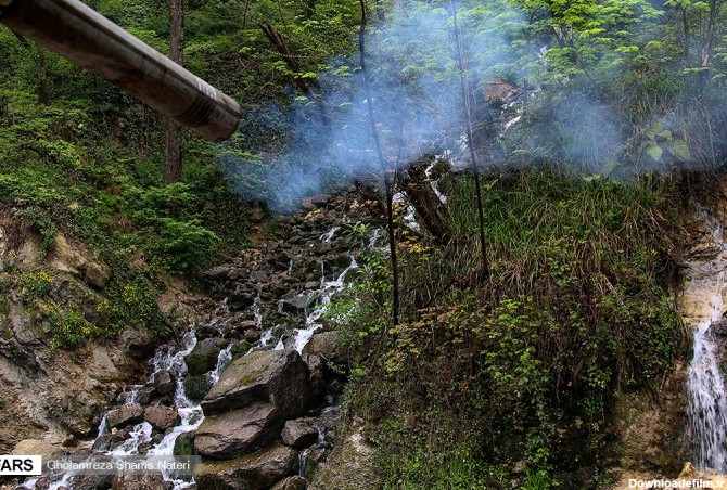 عکس‌های زیبا از آبشار «آب پری» در مازندارن