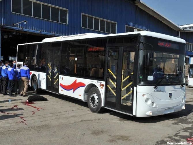 تحویل اولین اتوبوس درون شهری c1230 آتروس به اتوبوسرانی - persiankhodro