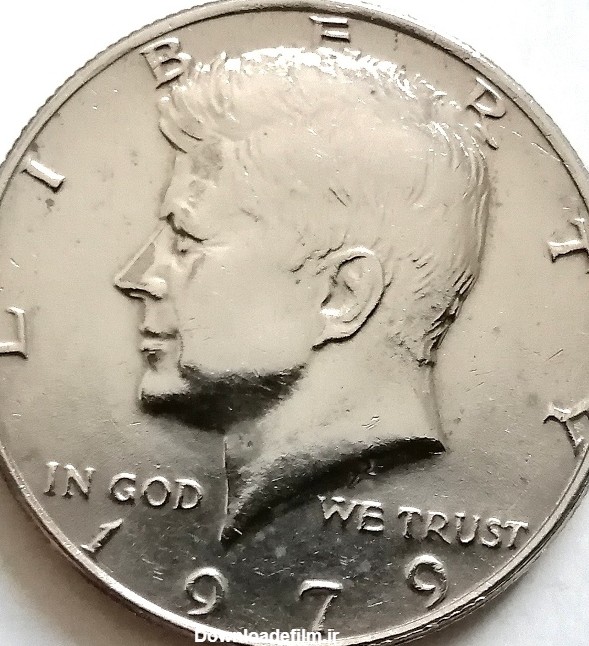 سکه نیم دلار لیبرتی آمریکا با تصویر جان اف کندی تاریخ 1979 ...