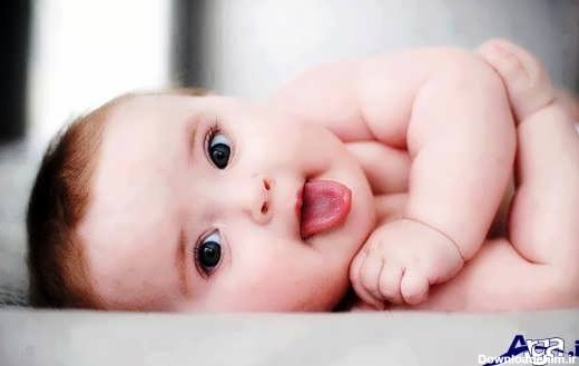 عکس پسر نوزاد زیبا