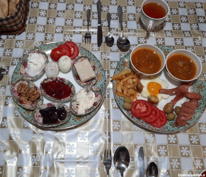 عکس صبحانه ی ایرانی