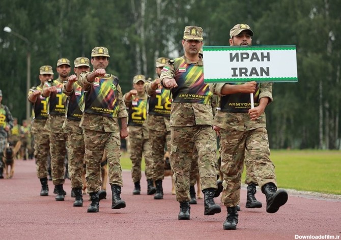 تیم‌های نیروهای مسلح ایران در مسابقات نظامی روسیه + عکس