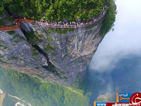 عکس/ ترسناک ترین راه گردشگری جهان را ببینید!