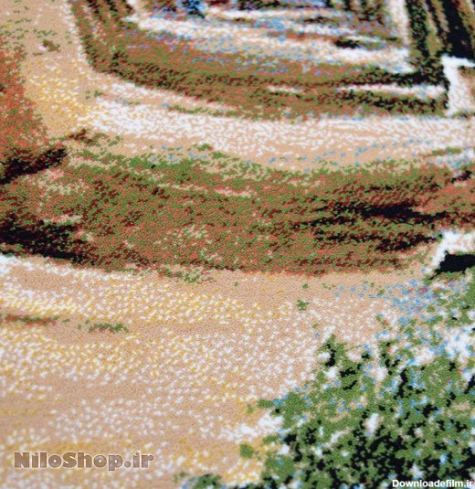 کد509 تابلو فرش طبیعت - کوچه باغ