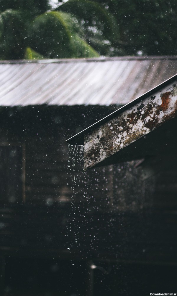 عکس زمینه سقف بارانی با تراوت پس زمینه | والپیپر گرام