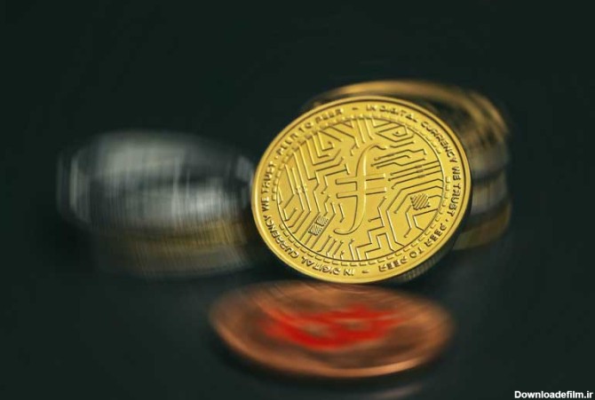 دانلود تصویر سکه طلایی ارز دیجیتال