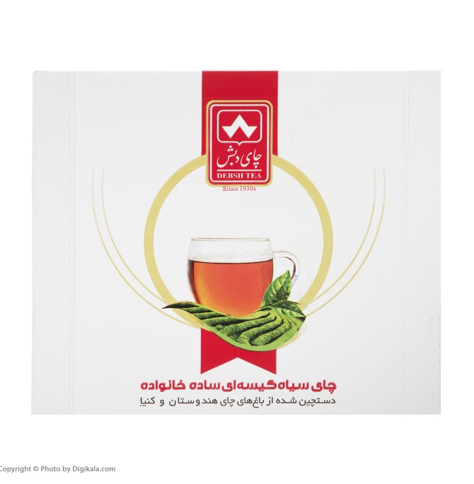 قیمت و خرید چای کیسه ای ساده خانواده چای دبش بسته 100 عددی