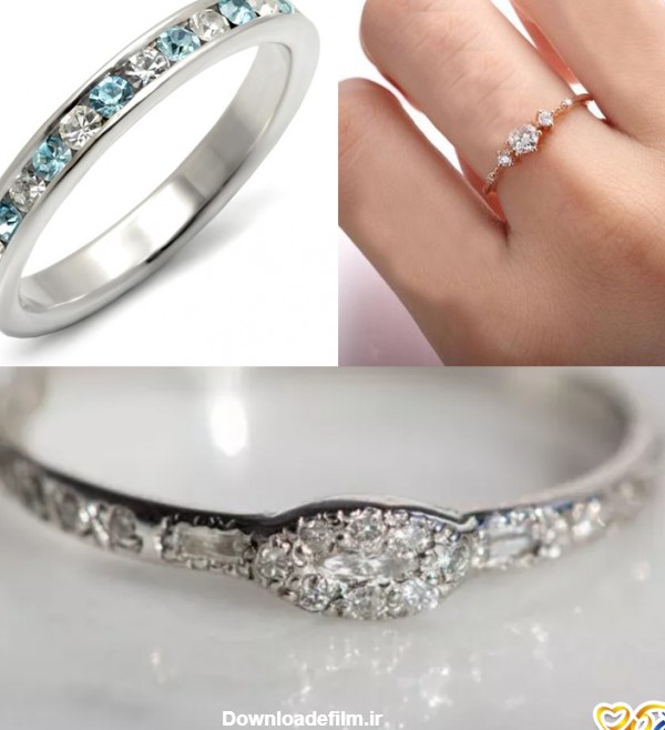 حلقه های ارزان قیمت برای عروس (حلقه های جواهر شیک و زیبای نامزدی)