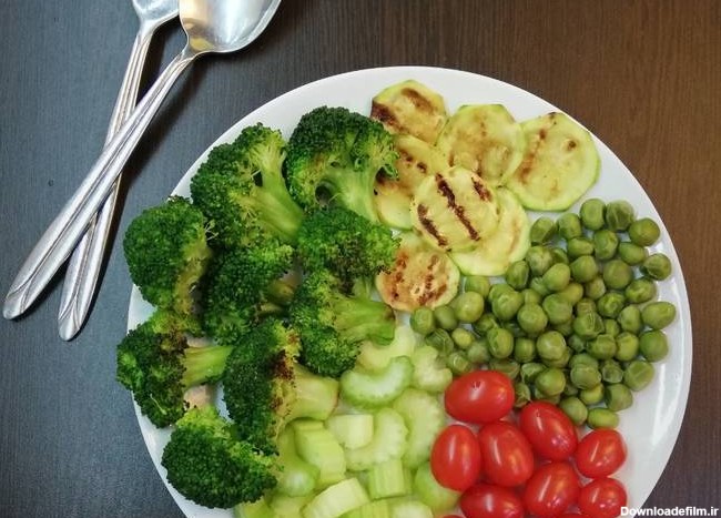 طرز تهیه بشقاب سبزیجات رژیمی😍 ساده و خوشمزه توسط Zahra Ashoori ...