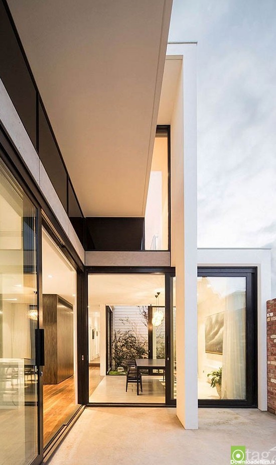 طراحی داخلی و نمای خارجی خانه ویلایی به سبک کلاسیک-مدرن