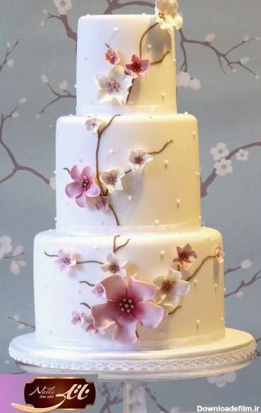 کیک عروسی بهار (WE16) | قنادی ناتلی