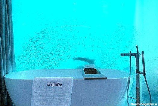 ویلای شگفت انگیز مسی در زیر آب+عکس