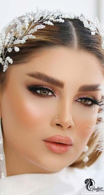 عکس میکاپ عروس ساده