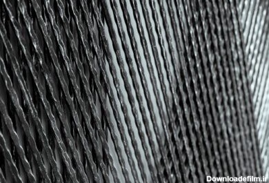 دانلود تصویر تابلو فلزی معماری دیوار ساختمانی دکوراتیو