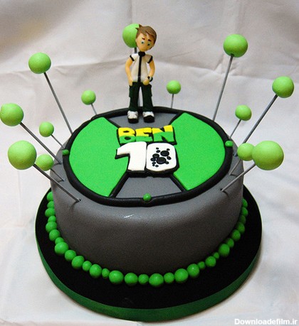 کیک تولد با تم بن تن