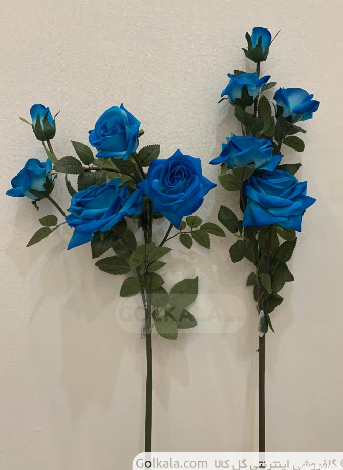 شاخه گل رز آبی (پنج گل) | گلفروشی اینترنتی گل کالا ( خرید ...