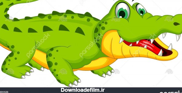 تمساح خنده دار کارتون نما 1231123