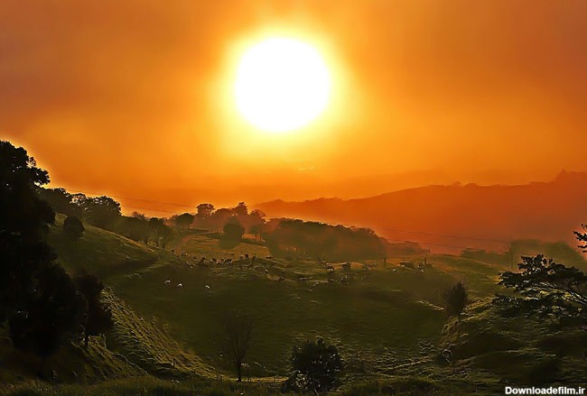 عکس های فوق العاده زیبا از طلوع و غروب خورشید | www.Alamto.Com