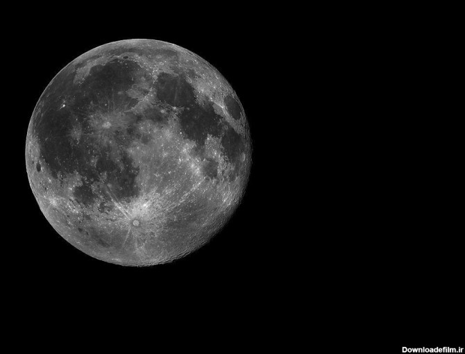 عکس ماه کامل از نزدیک