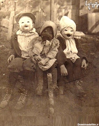 عکس های قدیمی ترسناک از هالووین