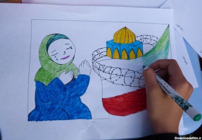 نقاشی روز قدس : 15 نقاشی درباره روز قدس برای رنگ آمیزی کودکان