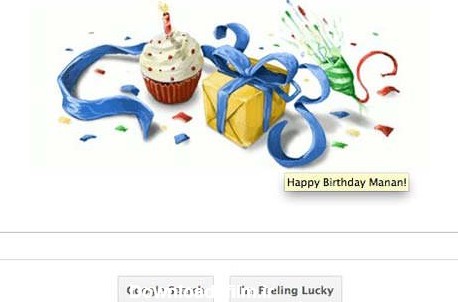 روز تولدتان حتما صفحه اصلی گوگل را باز کنید تا کادوی تولد بگیرید ...