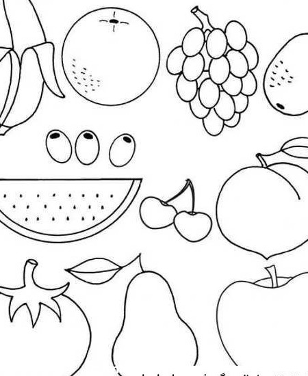 نقاشی کودکانه ظرف میوه ❤️ [ بهترین تصاویر ]