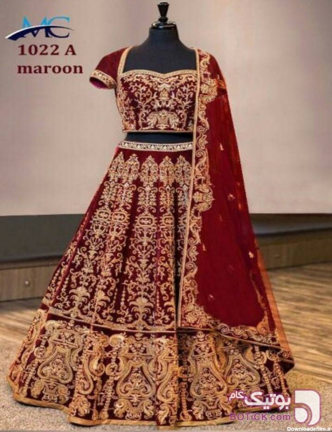 لباس عروس هندی قرمز از فروشگاه رویال لباس | بوتیک