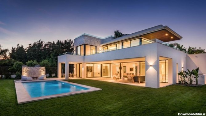 عکس خانه ویلایی در رشت با معماری سنتی و مدرن - ویلا تو بساز!!!