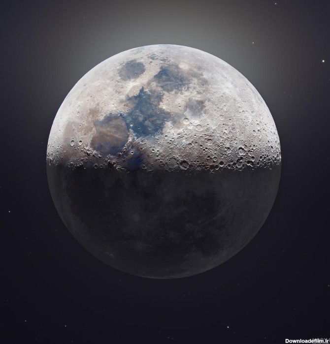 عکس ماه کامل با کیفیت بالا - عکس نودی