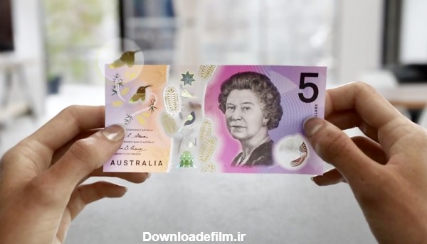 اسکناس ۵ دلاری جدید و جعل ناپذیر استرالیا