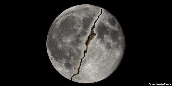ماه زمین دو تکه شد!/ عکس - سرخط24 | سرخط24